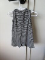 Nature Baby stripe cotton sort overalls - Image 2